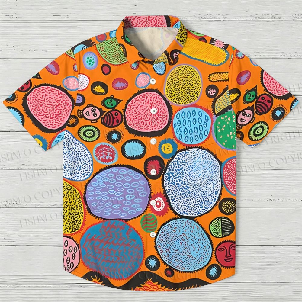 Yayoi Kusama Life Of A Human Hawaiian Shirt