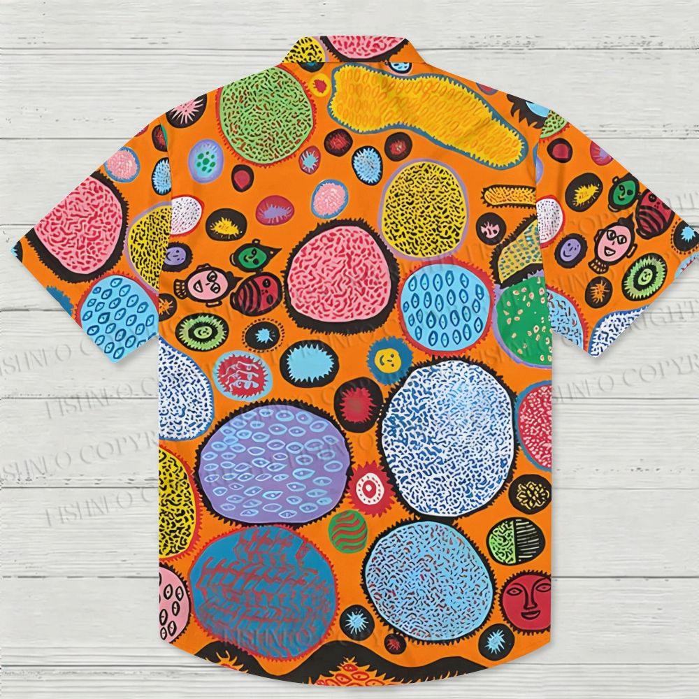 Yayoi Kusama Life Of A Human Hawaiian Shirt