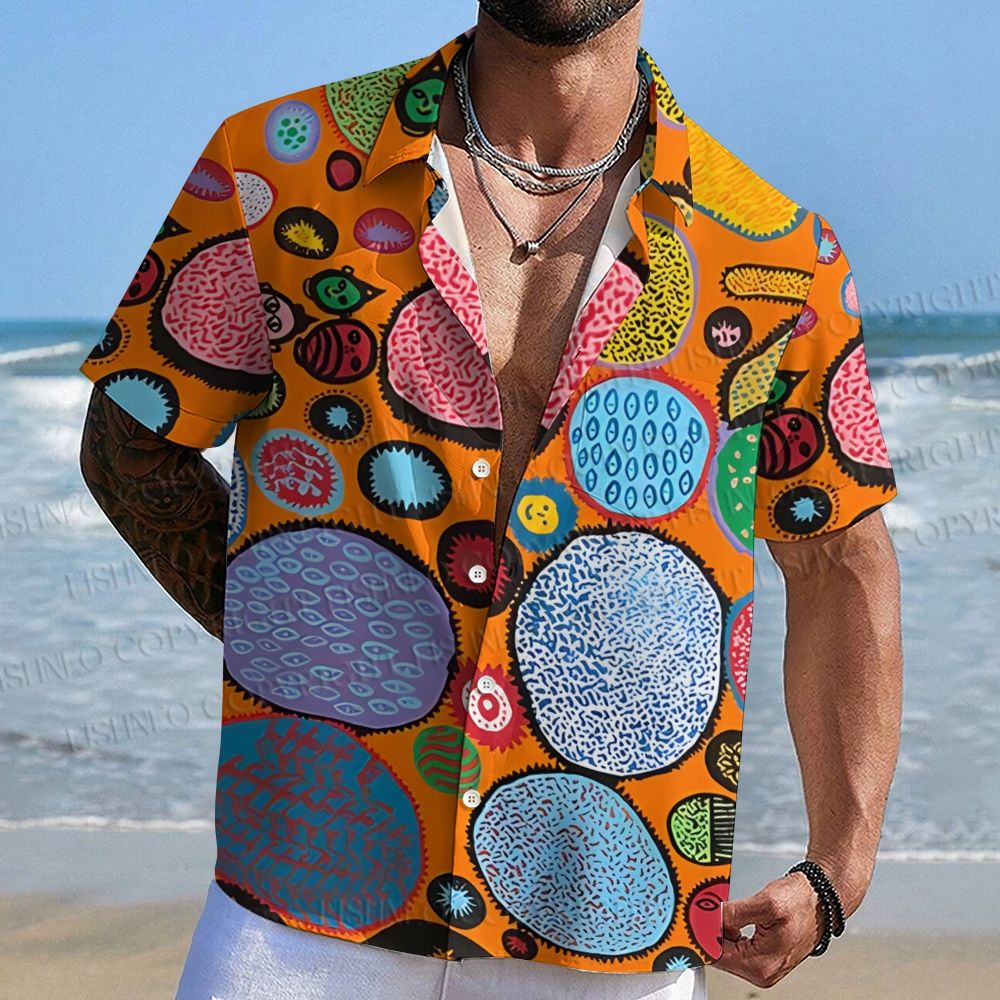Yayoi Kusama Life Of A Human Hawaiian Shirt