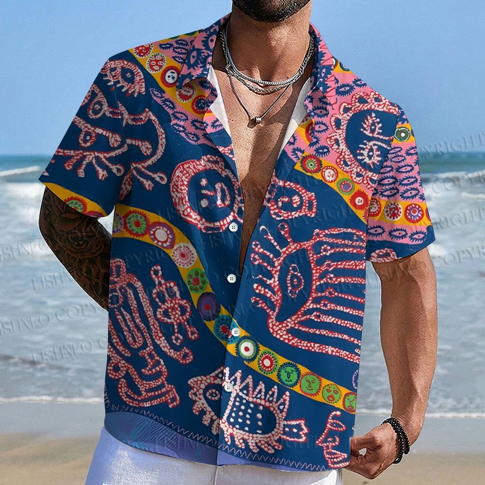 Yayoi Kusama Brilliance Of Life Hawaiian Shirt