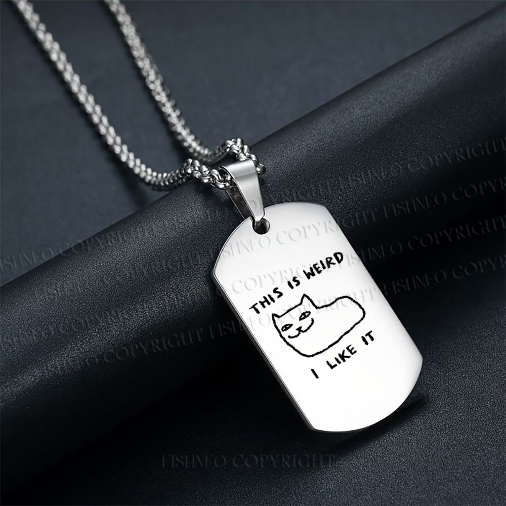 Silly Cat This Is Weird I Like It Necklace