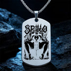 Vintage Anime Woman Necklace