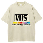 VHS 1976 Vintage Wash Japanese Design T-Shirt