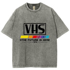 VHS 1976 Vintage Wash Japanese Design T-Shirt