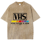 VHS 1976 Vintage Wash Japanese Design T-Shirt