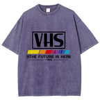 VHS 1976 Vintage Wash Japanese Design T-Shirt