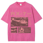 Japanese racing car RX7 Vintage Washed T-shirt