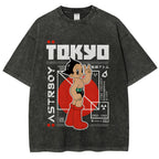 Astro Boy Vintage Wash Japanese Design T-Shirt