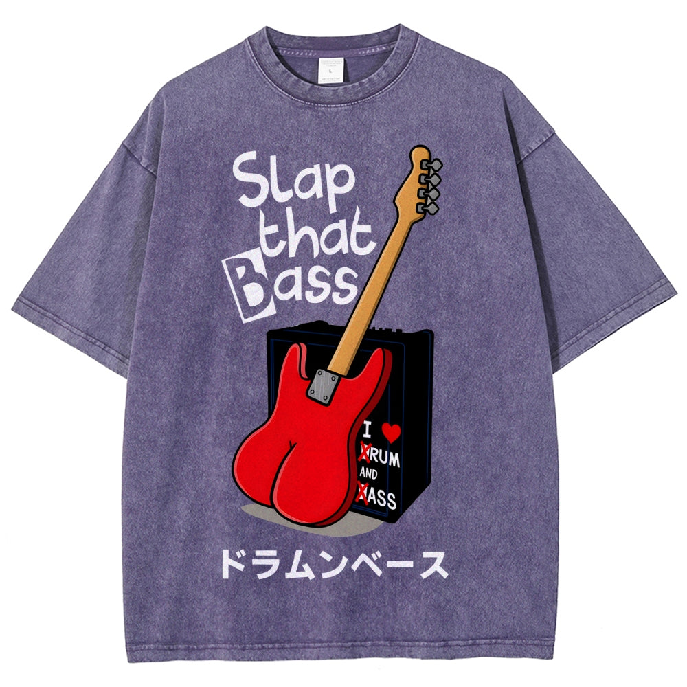 Slap That Bass Vintage Washed T-shirt