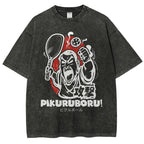 Angry Pikuruboru Pickleball Washed T-Shirt