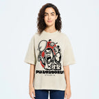 Angry Pikuruboru Pickleball Washed T-Shirt