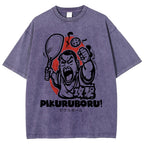 Angry Pikuruboru Pickleball Washed T-Shirt
