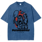 Angry Pikuruboru Pickleball Washed T-Shirt