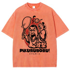 Angry Pikuruboru Pickleball Washed T-Shirt