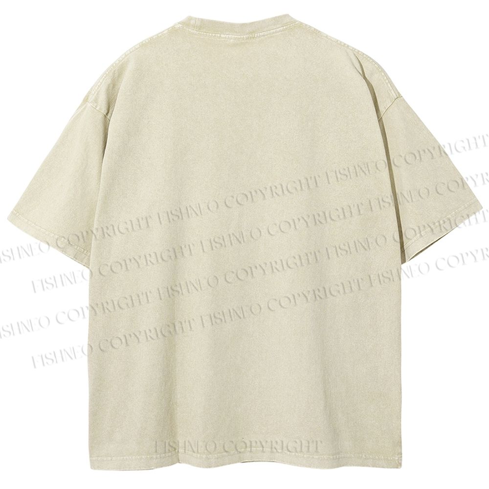 Unisex Bauhaus Coffee Time Printed Washed Tee