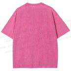 Unisex Vintage Ocean Star Fish Printed Washed Tee