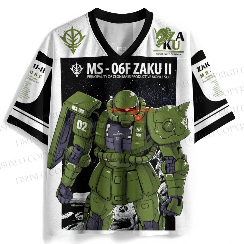 Gundam MS-06F Zaku II Jersey Shirts