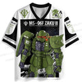 Gundam MS-06F Zaku II Jersey Shirts