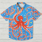 Polka Dot Octopus Hawaiian Shirt