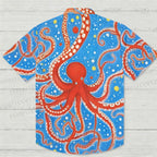 Polka Dot Octopus Hawaiian Shirt