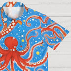 Polka Dot Octopus Hawaiian Shirt