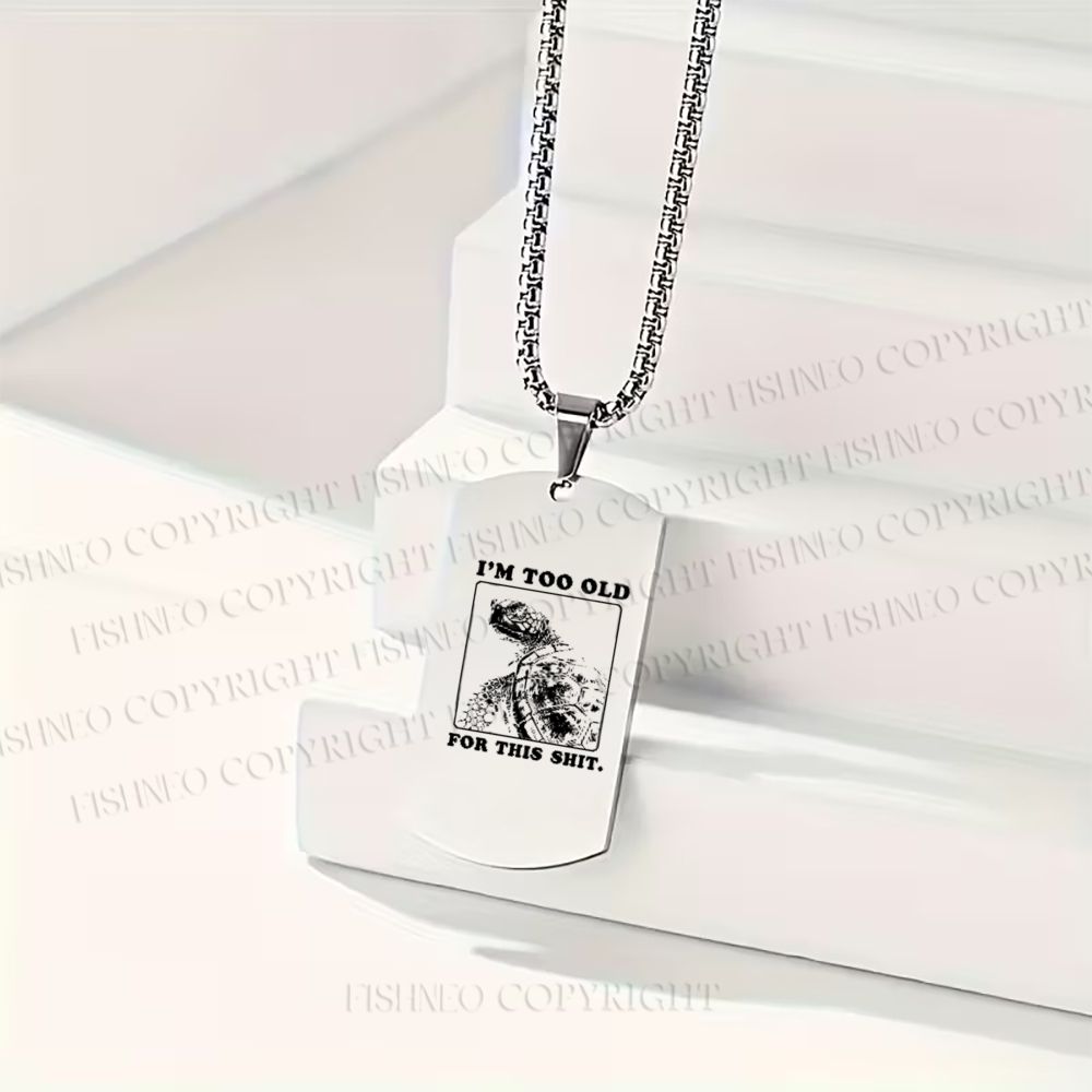 I’m Too Old For This Turtle Meme Necklace