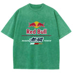 Red Bull Vintage Wash Japanese Design T-Shirt
