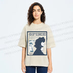 Unisex Cowboy Bebop Spike Printed Washed Tee
