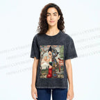 Unisex Japanese Vintage Astro Boy Printed Washed Tee