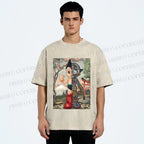 Unisex Japanese Vintage Astro Boy Printed Washed Tee