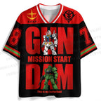 Gundam Mission Start Jersey Shirts