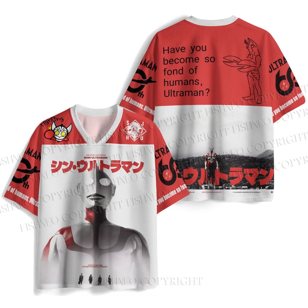New Ultraman Printed Jersey Shirts