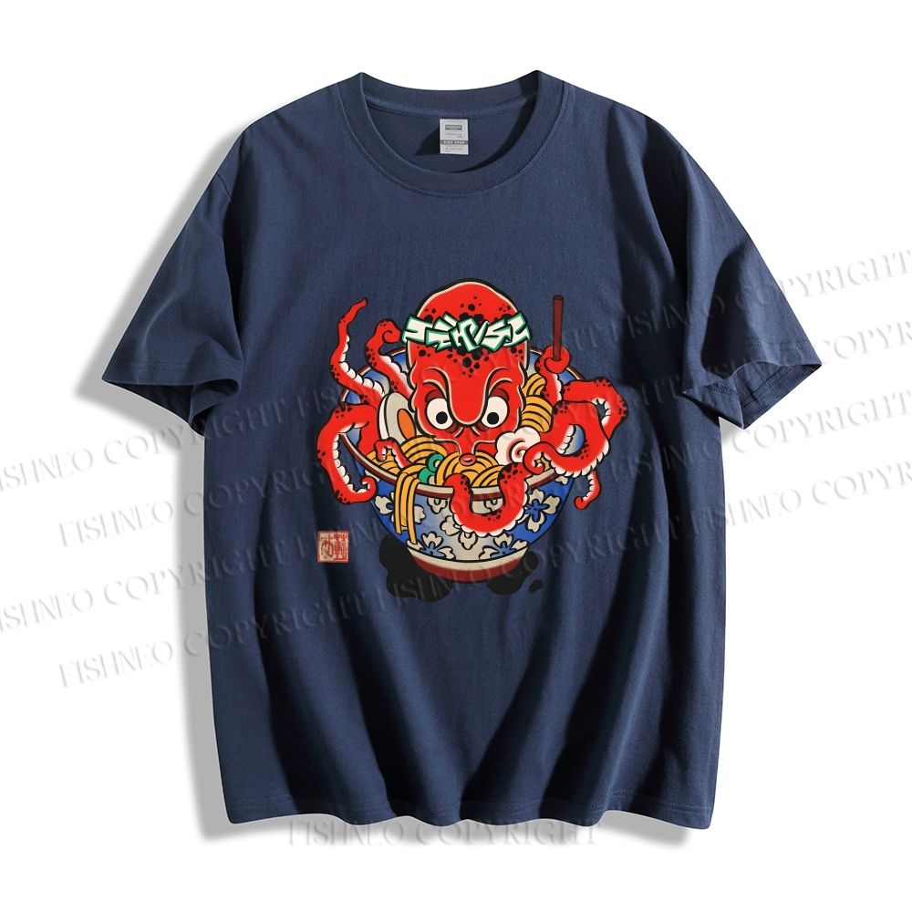 Japanese Octopus Noodle Men's T-Shirt