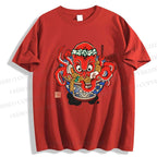 Japanese Octopus Noodle Men's T-Shirt