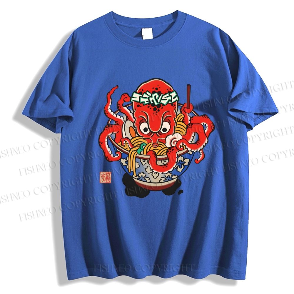 Japanese Octopus Noodle Men's T-Shirt