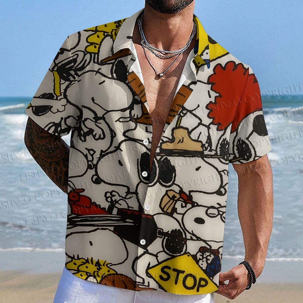 Vintage Snoopy  Hawaiian Shirt