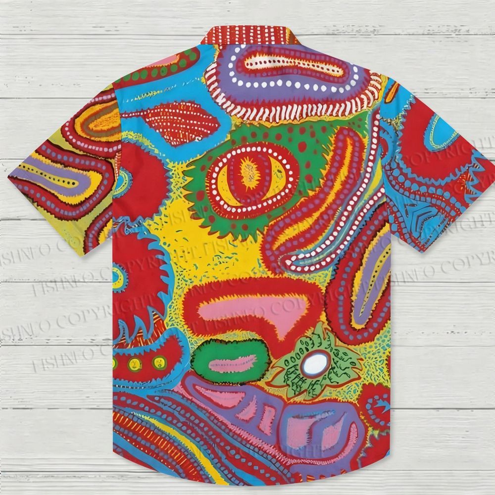 Yayoi Kusama Polka Dot Art Hawaiian Shirt