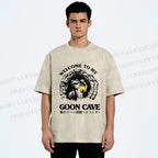 Unisex Welcome To My Dwelling Printed Washed Tee
