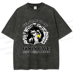 Unisex Welcome To My Dwelling Printed Washed Tee