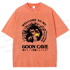 Unisex Welcome To My Dwelling Printed Washed Tee