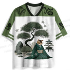 Japanese Cat Samurai Jersey Shirts