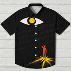 Giant Eye in Dark Hawaiian Shirt