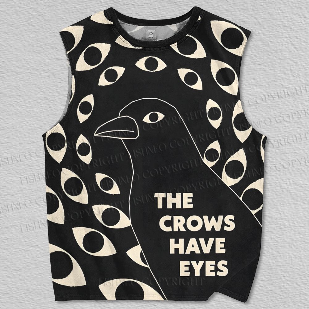 Unisex The Crows Have Eyes Printed Tank Top