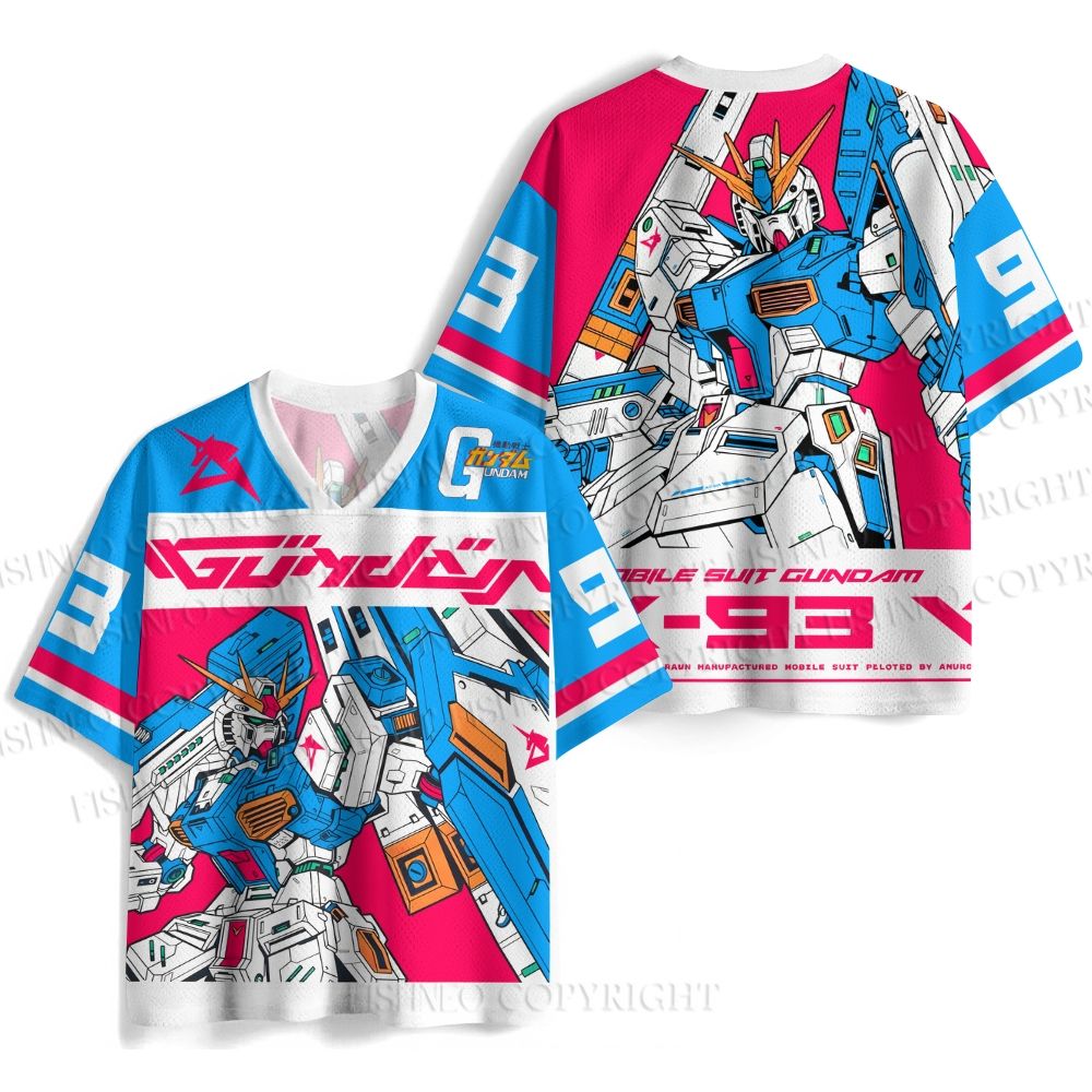 Gundam RX-93 V Jersey Shirts