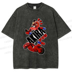 Unisex Akira Printed Washed Tee