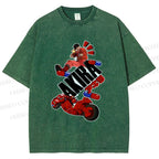 Unisex Akira Printed Washed Tee