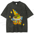 Unisex Sapo Da Corte Printed Washed Tee