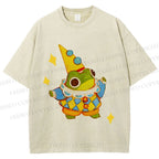 Unisex Sapo Da Corte Printed Washed Tee
