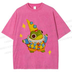 Unisex Sapo Da Corte Printed Washed Tee
