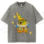 Unisex Sapo Da Corte Printed Washed Tee